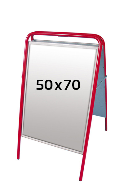 Expo Sign Kundenstopper - 50x70cm - rot