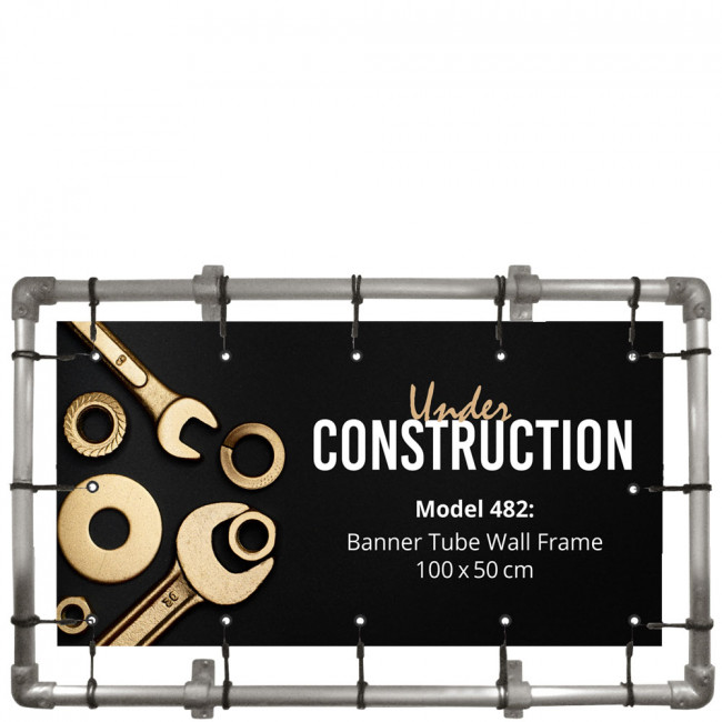 Wand Rahmen - für 100x50cm Banner
